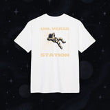 Laden Sie das Bild in den Galerie-Viewer, Unisex Oversize Graphic Tee - &#39;Uni-Verse Station&#39;