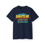 Laden Sie das Bild in den Galerie-Viewer, Unisex Regular Cotton T-shirt - Level Up! &#39;Abitur&#39; Basic Tee