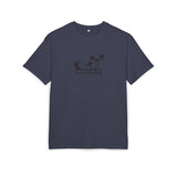 Laden Sie das Bild in den Galerie-Viewer, Unisex Heavy Oversize Tee - Good Living Surf &amp; Palmen Design