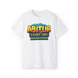 Laden Sie das Bild in den Galerie-Viewer, Unisex Regular Cotton T-shirt - Level Up! &#39;Abitur&#39; Basic Tee