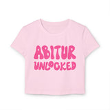 Laden Sie das Bild in den Galerie-Viewer, Women&#39;s Baby Tee - &quot;ABITUR UNLOCKED&quot;