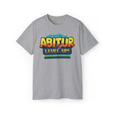 Laden Sie das Bild in den Galerie-Viewer, Unisex Regular Cotton T-shirt - Level Up! &#39;Abitur&#39; Basic Tee