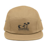 Laden Sie das Bild in den Galerie-Viewer, Embroidered Beach Hat - &quot;Good Living, vibes over grades&quot; Casual Summer Cap, Outdoor Adventure Headwear, Perfect Gift for Surf Lovers