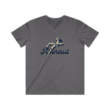 Laden Sie das Bild in den Galerie-Viewer, Men’s Fitted V-Neck Tee - &#39;Abinaut&#39;
