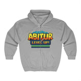 Laden Sie das Bild in den Galerie-Viewer, Unisex Heavy Zip Hoodie - Level Up! &#39;Abitur&#39;