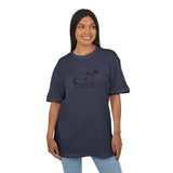 Laden Sie das Bild in den Galerie-Viewer, Unisex Heavy Oversize Tee - Good Living Surf &amp; Palmen Design