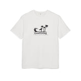 Laden Sie das Bild in den Galerie-Viewer, Unisex Heavy Oversize Tee - Good Living Surf &amp; Palmen Design